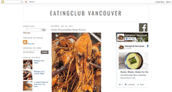 Desktop Screenshot of eatingclubvancouver.com